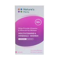 مولتی ویتامین و مینرال بانوان بالای 50 سال نیچرز پلنتی 60 عددی