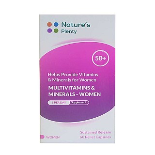 خرید و قیمت و نحوه مصرف و چاقی و یائسگی مولتی ویتامین و مینرال بانوان بالای 50 سال نیچرز پلنتی