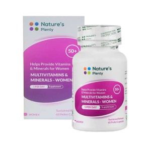 مولتی ویتامین و مینرال بانوان بالای 50 سال نیچرز پلنتی | تقویت کننده سیستم ایمنی، افزایش انرژی 