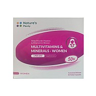 مولتی ویتامین و مینرال بانوان بالای 50 سال نیچرز پلنتی 30 عددی 