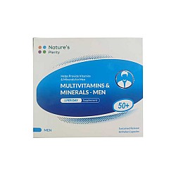 مولتی ویتامین و مینرال آقایان بالای 50 سال نیچرز پلنتی 30 عددی