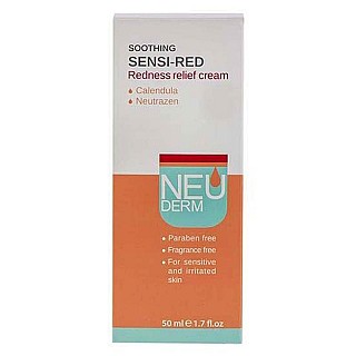 کرم ضد قرمزی سوتینگ سنسی رد نئودرم | مناسب پوست های حساس و آسیب دیده ۵۰ میل