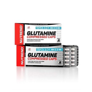 کپسول گلوتامین کمپرسد ناترند 120 عددی | افزایش ریکاوری و توانایی عضلات