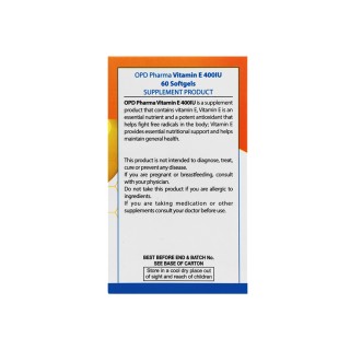 قیمت ویتامین ای 400 او پی دی فارما