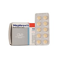 قرص نفروویت اسوه 100 عددی | مولتی ویتامین مخصوص بیماری های مزمن کلیوی