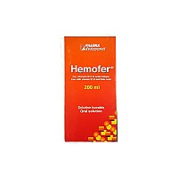 شربت هموفر فارما دولوپمنت 200 میل | حاوی آهن، اسید فولیک و ویتامین ب 12