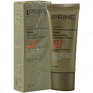 کرم ضد آفتاب جوان کننده پریم رنگی فاقد چربی مدل matex tinted spf50