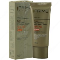 کرم ضد آفتاب جوان کننده پریم رنگی فاقد چربی مدل matex tinted spf50