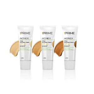 کرم ضد آفتاب رنگی فاقد چربی پریم SPF60 مناسب پوست های چرب و دارای جوش در سه رنگ