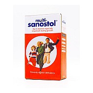 شربت مولتی سانستول | مولتی ویتامین به همراه کلسیم جهت رشد کودکان