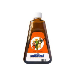 شربت مولتی سانستول | مولتی ویتامین به همراه کلسیم جهت رشد کودکان