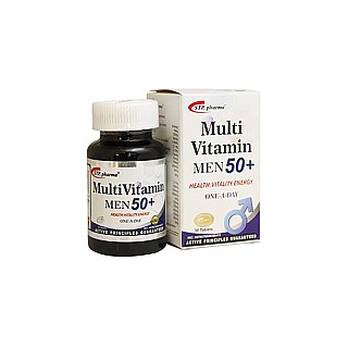 قرص مولتی ویتامین آقایان بالای 50 سال اس تی پی فارما