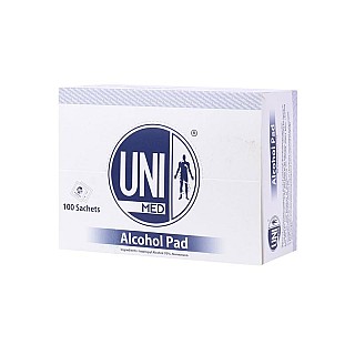 پد الکلی یونی مد 100 عددی | ضد عفونی کننده محل زخم یا تزریق، اجسام و سطوح