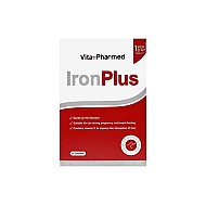 قرص آیرون پلاس ویتا فارمد 30 عددی | مکمل آهن همراه با ویتامین ث و اسید فولیک