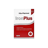 قرص آیرون پلاس ویتا فارمد 30 عددی | مکمل آهن همراه با ویتامین ث و اسید فولیک