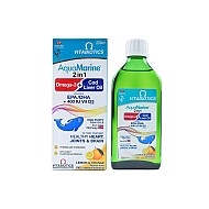 شربت آکوامارین ویتابیوتیکس 250 میلی | حاوی روغن کبد ماهی و سرشار از امگا 3