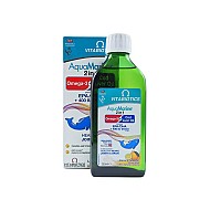 شربت آکوامارین ویتابیوتیکس 250 میلی | حاوی روغن کبد ماهی و سرشار از امگا 3