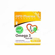 کپسول ژلاتینی روغن ماهی او پی دی فارما | امگا 3 بدون جیوه 1250 میلی گرم