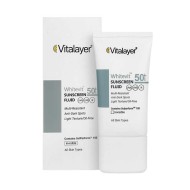 فلوئید ضد آفتاب وایت ویت ویتالیر SPF50 | ضد آفتاب، ضد لک و روشن کنندگی پوست