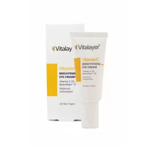 کرم روشن کننده دور چشم ویتامین c ویتالیر  20 میل | شفاف کننده و حاوی آنتی اکسیدان