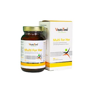 کپسول ژلاتینی مولتی فور هر ویتالی تون 60 عددی | مولتی ویتامین کامل برای بانوان
