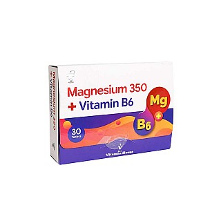 قرص منیزیم 350 + ب6 ویتامین هاوس | کمک به کاهش خستگی و گرفتگی عضلانی