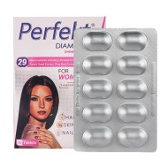 قرص پرفکت دایموند بانوان ویتان | تقویت سلامت پوست، مو و ناخن در زنان