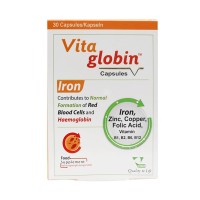 کپسول ویتاگلوبین ویتان 30 عددی | افزایش انرژی، رفع کم خونی و تقویت سیستم ایمنی