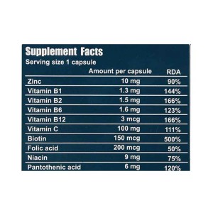 کپسول زینک پلاس 10 ویتاول 30 عددی | حاوی روی، ویتامین ث و ب کمپلکس