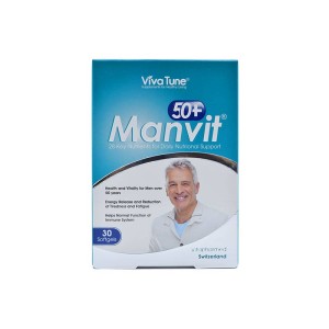 سافت ژل من ویت +50 ویواتون 30 عددی | مولتی ویتامین مردان بالای 50 سال