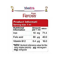 قطره فروسیس ویواکیدز 30 میلی | قطره آهن برای جلوگیری از کم خونی 