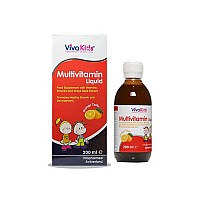 شربت مولتی ویتامین ویواکیدز 200 میلی | مولتی ویتامین کامل برای کودکان