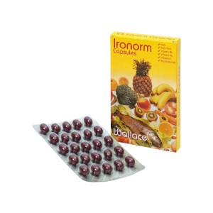 کپسول آیرونورم والاس 25 عددی | کمک به پیشگیری و درمان کم خونی
