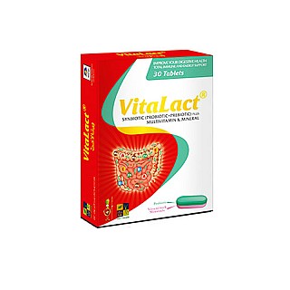 قرص ویتالاکت زیست تخمیر 30 عددی | تامین ویتامین ها و املاح ضروری برای بدن