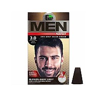 کیت رنگ مو مردانه گپ پرفکت شماره 3 - قهوه ای تیره | پوشش کامل در 5 دقیقه