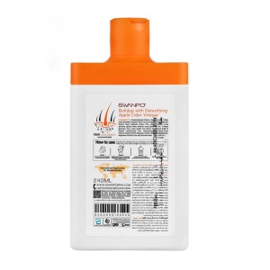 شامپو تقویت کننده مو سوآن پو حاوی کافئین و بیوتین 240ml | تقویت و کاهش ریزش مو