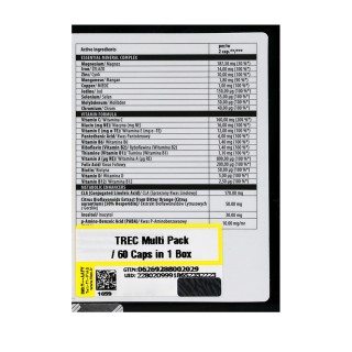 قیمت و خرید کپسول مولتی پک ترک نوتریشن 60 عددی