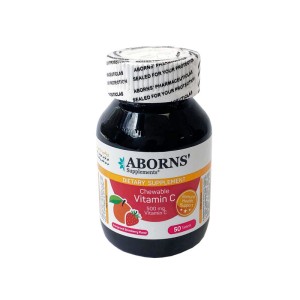قرص جویدنی ویتامین ث 500 ابورنز | تقویت سیستم ایمنی و کمک به حفظ سلامت بدن
