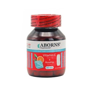 قرص ویتامین ث و رز هیپ ابورنز 50 عددی | تقویت سیستم ایمنی بدن