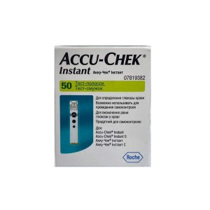 نوار تست قند خون اکیوچک اینستنت 50 عددی | حداقل میزان خون برای اندازه گیری