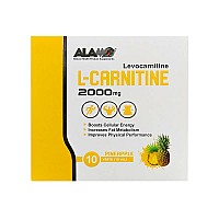 ویال خوراکی ال کارنیتین 2000 آلامو - آناناس