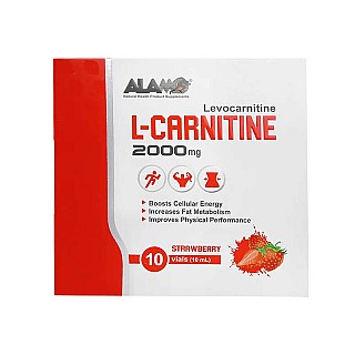 ویال خوراکی ال کارنیتین 2000 آلامو - توت فرنگی