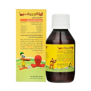 شربت زینکوویت بی البرز دارو 120 میلی | مکمل تقویتی کودک و برای رشد 