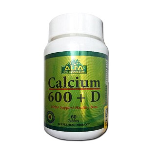 قرص کلسیم دی 600 آلفا ویتامینز | 60 عدد | بهبود عملکرد استخوان و دندان
