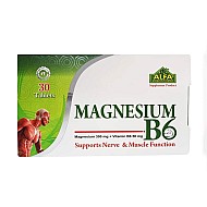 قرص منیزیم ب6 آلفا ویتامینز 30 عددی