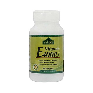 کپسول ویتامین ای 400 آلفا ویتامینز 60 عددی
