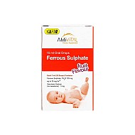 قطره آهن فروس سولفات امی ویتال 15 میلی | قطره آهن کودک و نوزاد