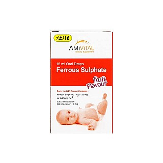 قطره آهن فروس سولفات امی ویتال