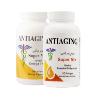 سافت ژل سوپر میکس آنتی ایجینگ  | حاوی امگا 3 6 9 گیاهی