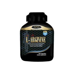 کپسول ال آرژنین 500 اپکس 60 عددی | افزایش انرژی و خونرسانی به عضلات